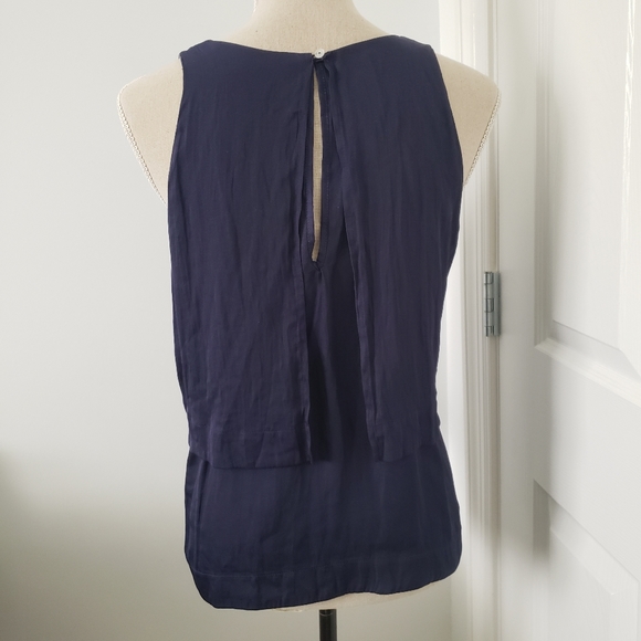 Plenty navy sleeveless blouse - Picture 4 of 4